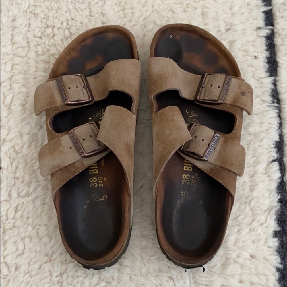 Birkenstock size 38 Arizona double strap.